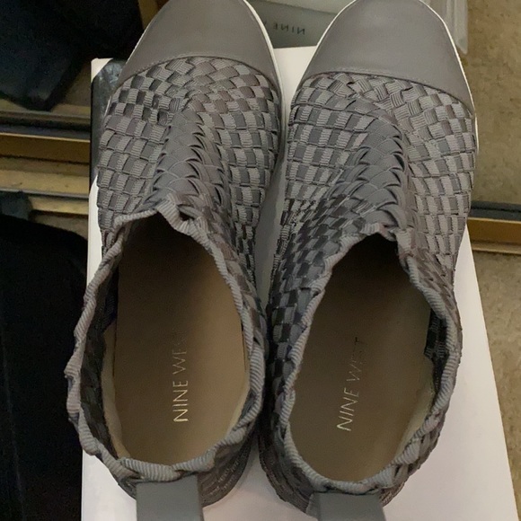 Grey Nine West Sneakers - Picture 3 of 4